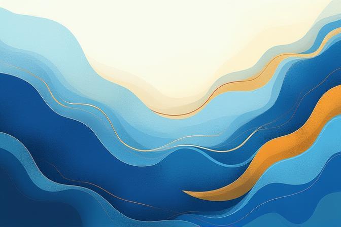 Abstract graphic representing growth and connection
