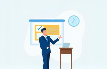 Icon representing presentation skills training